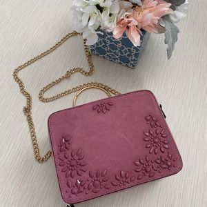 Neiman Marcus • Mauve/Rose cross body bag